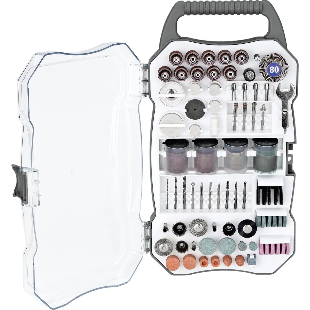 Authentic Genesis 208-Piece Rotary Tool Accessory Kit Crafted
