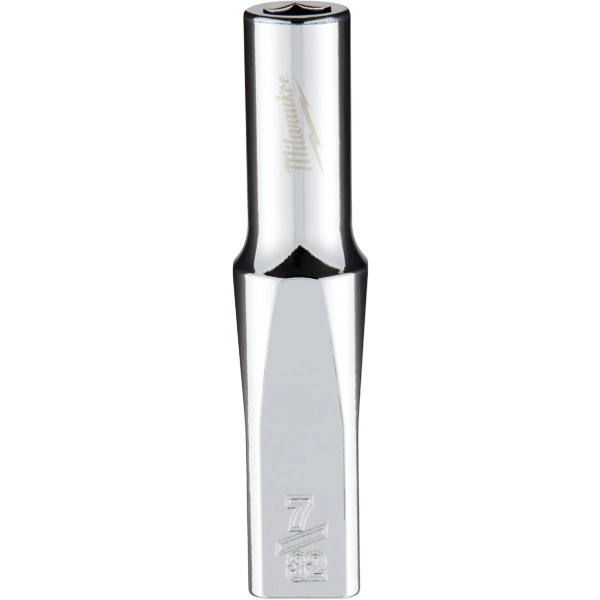 Premium Material Milwaukee 1 4 In. Drive 7 32 In. 6-Point Deep Standard Socket with FOUR FLAT Sides Elite