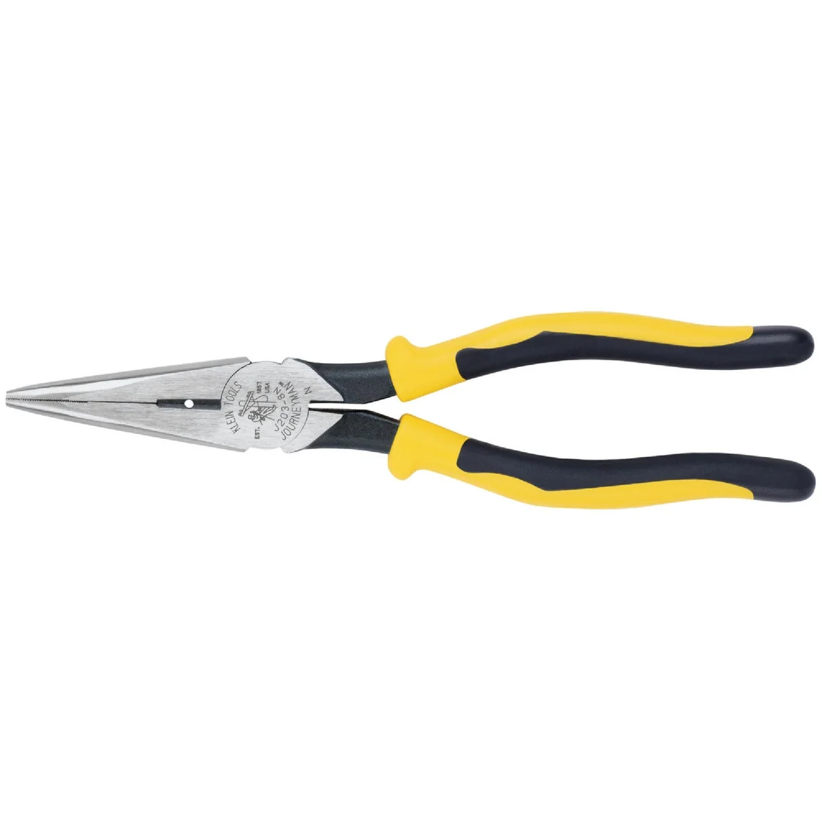 Proven Klein 8-1 2 In. Journeyman Long Nose Pliers Reusable