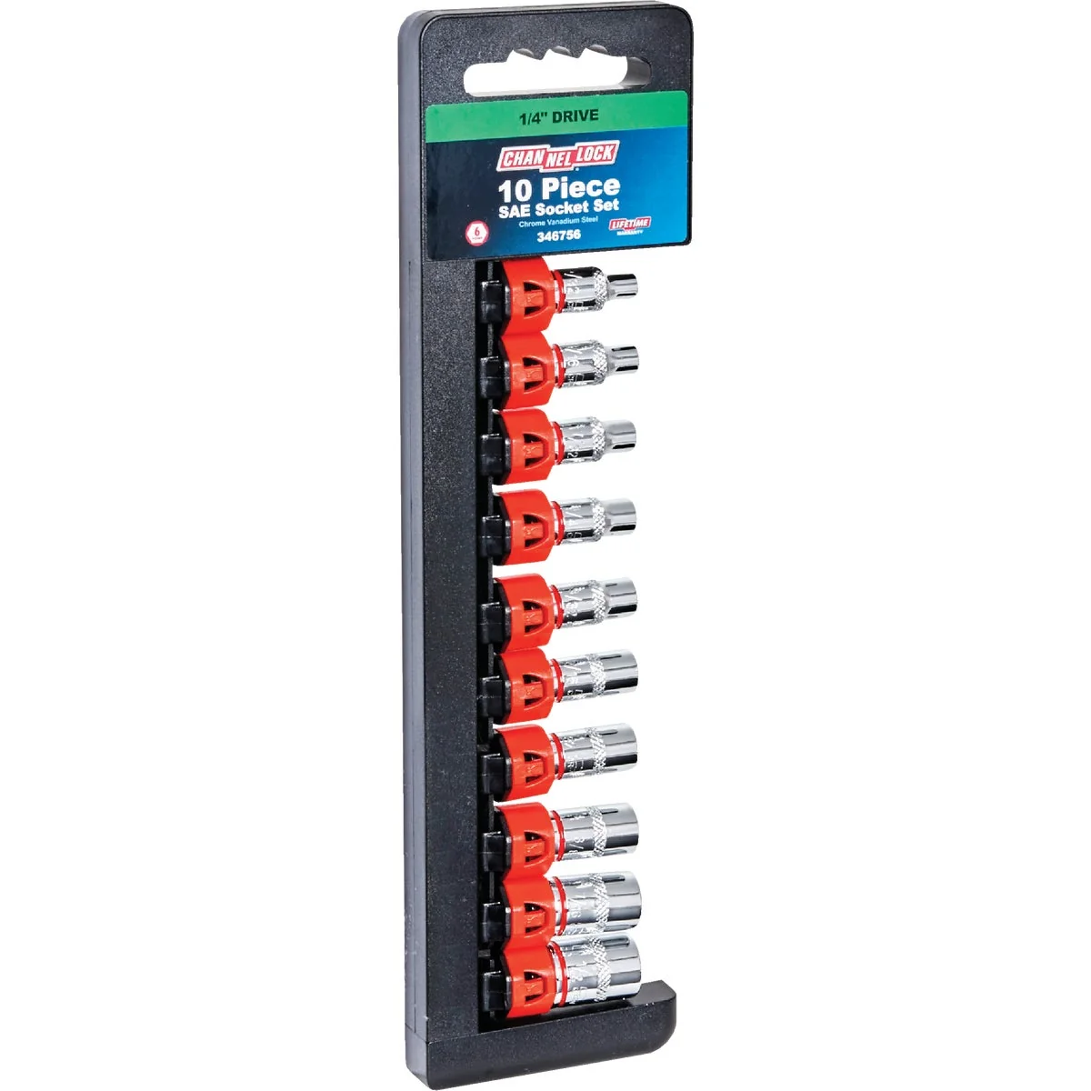 Dependable Channellock Standard 1 4 In. Drive 6-Point Shallow Socket Set 10-Piece Optimized