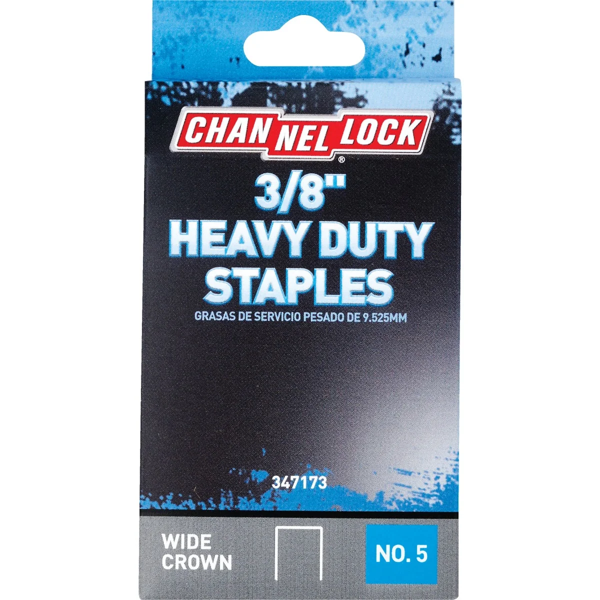 Classic Channellock No. 5 Heavy-Duty Wide Crown Staple 3 8 In. 1000-Pack Artisan