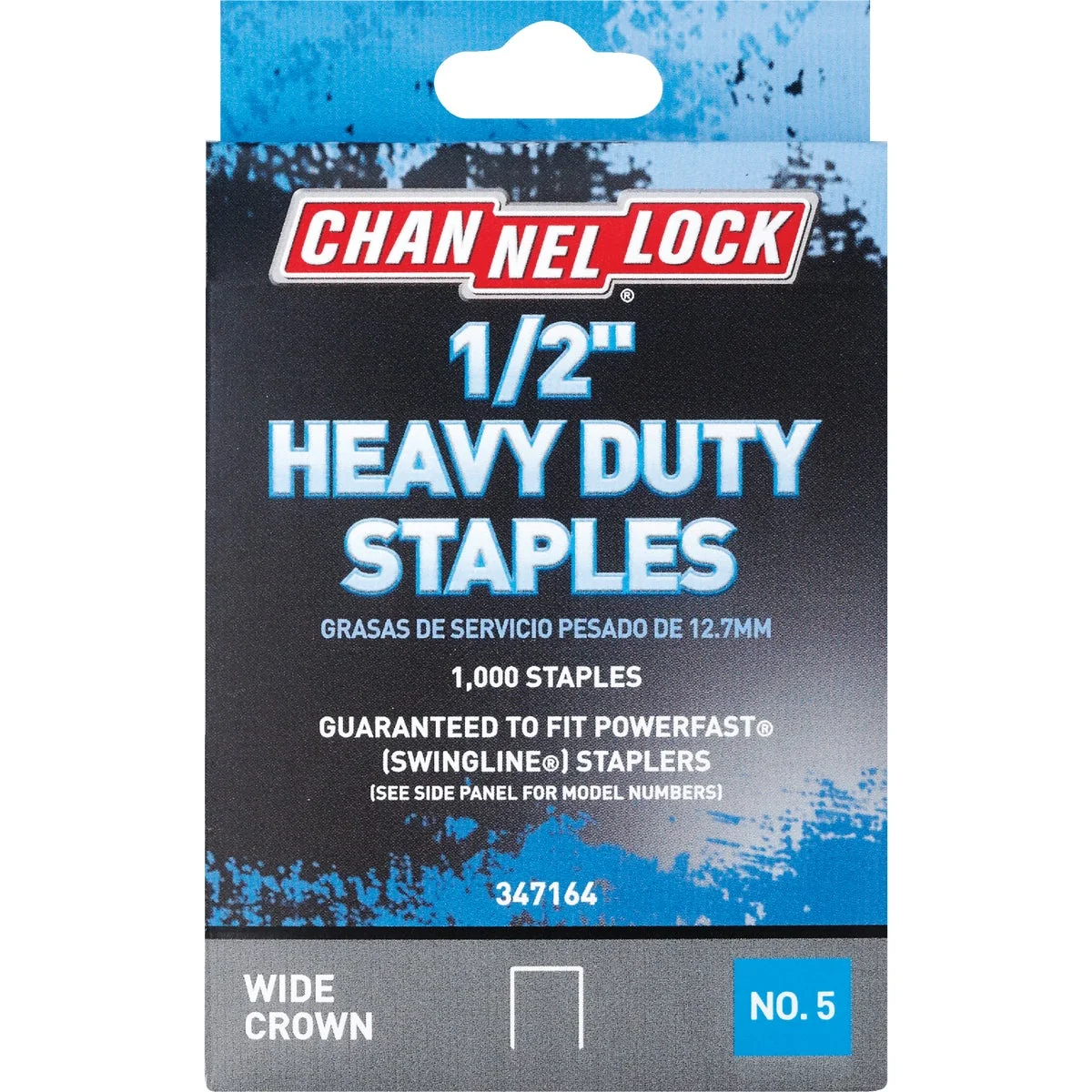 Selected Channellock No. 5 Heavy-Duty Wide Crown Staple 1 2 In. 1000-Pack Comfortable