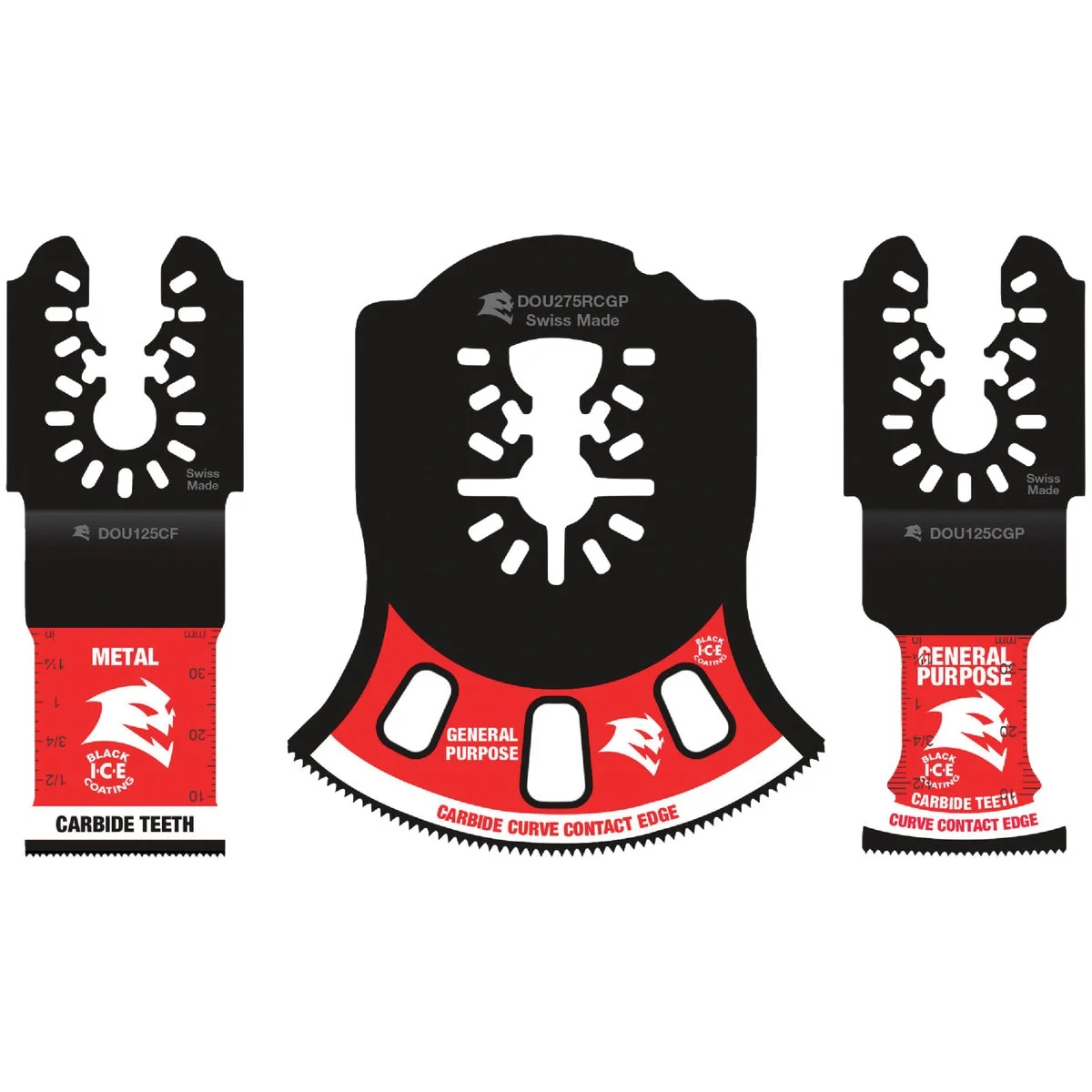 High-Grade Diablo Universal Fit Carbide Oscillating Blade Set 3-Piece Secure