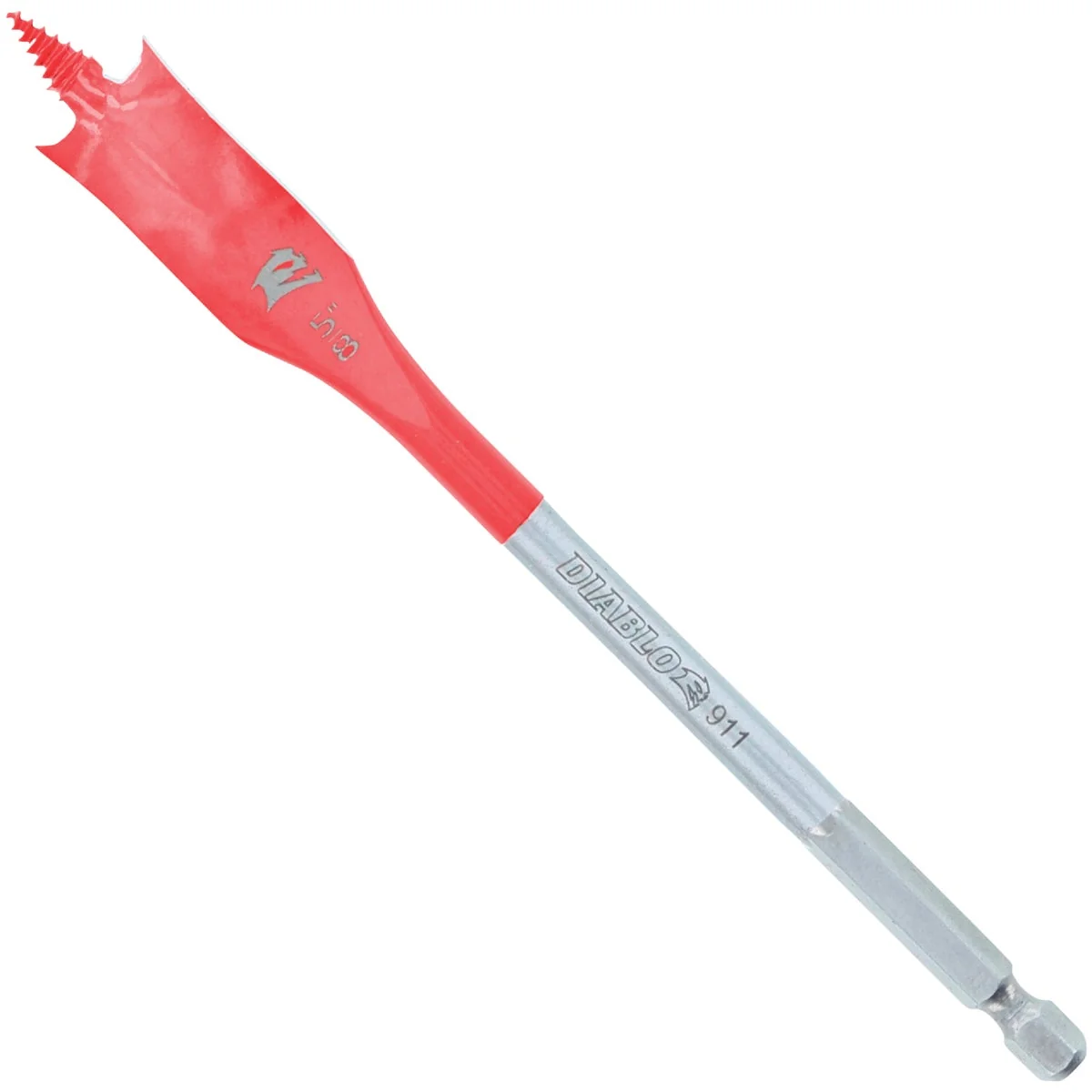 High-Performance Diablo 5 8 In. x 6 In. SPEEDemon Spade Bit Long-Lasting
