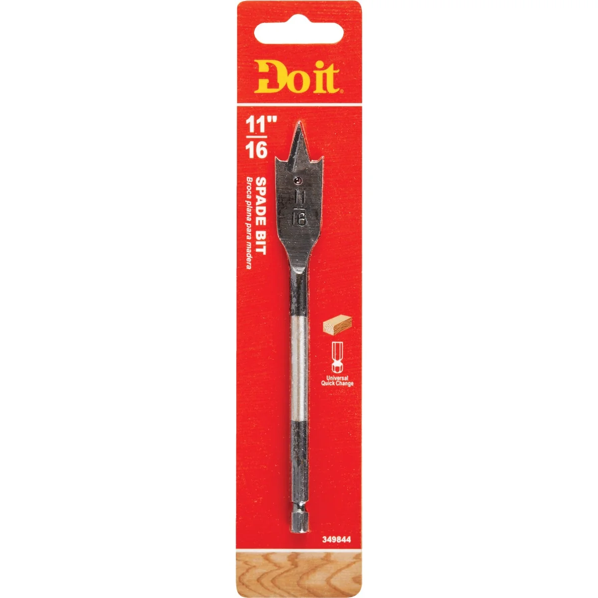 Official Do it 11 16 In. x 6-1 4 In. Spade Bit Selected