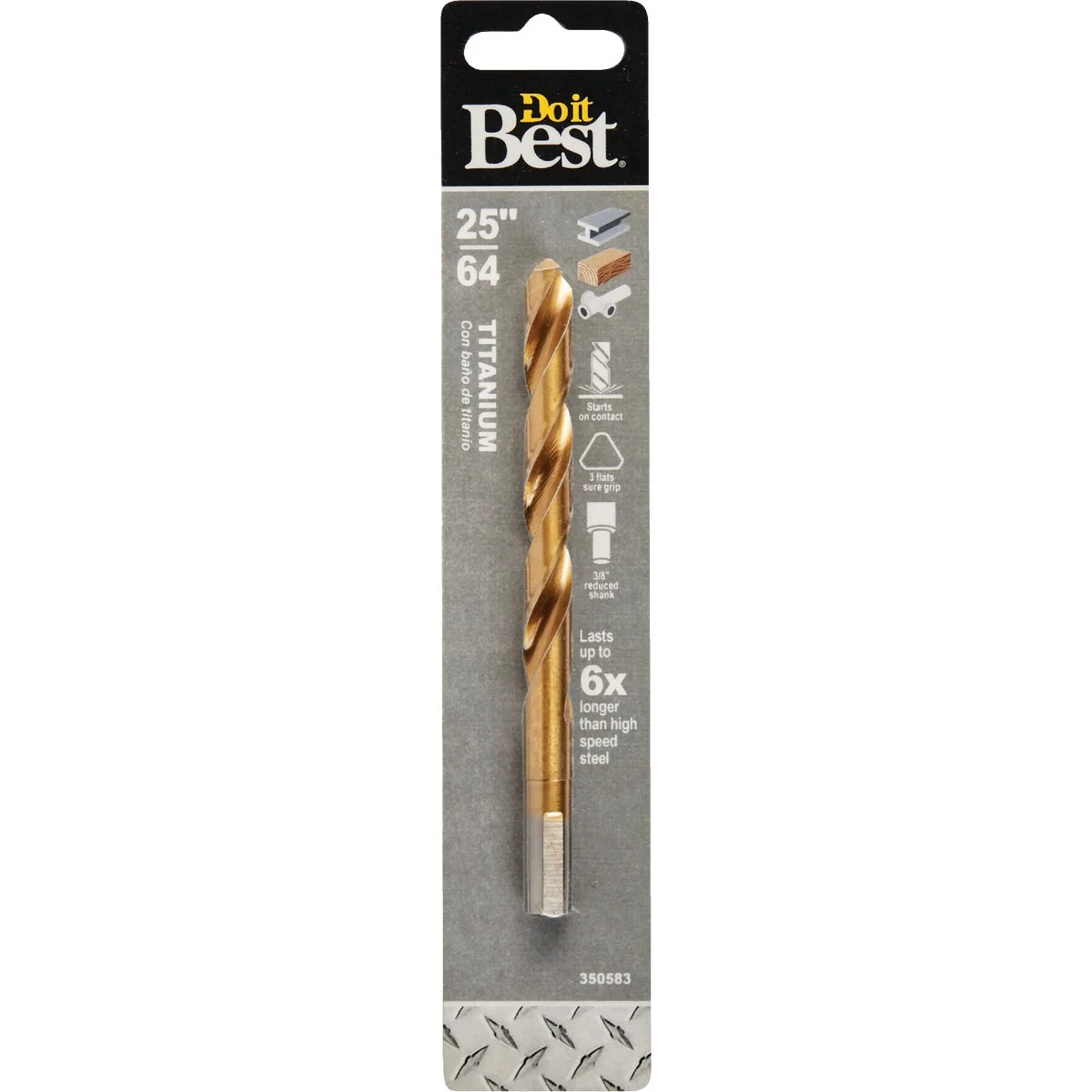 Genuine Do it 25 64 In. Titanium Drill Bit High-End