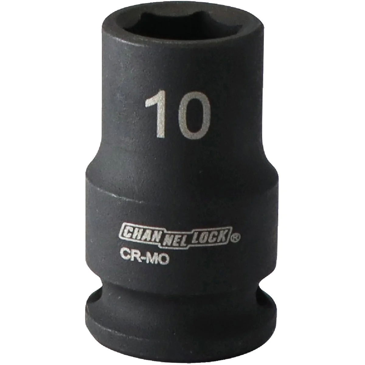Solid Channellock 3 8 In. Drive 10 mm 6-Point Shallow Metric Impact Socket Artisan