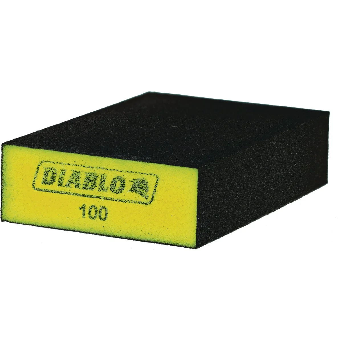 Classic Diablo 2-1 2 In. x 4 In. x 1 In. 100 Grit Fine Flat Edge Sanding Sponge Original