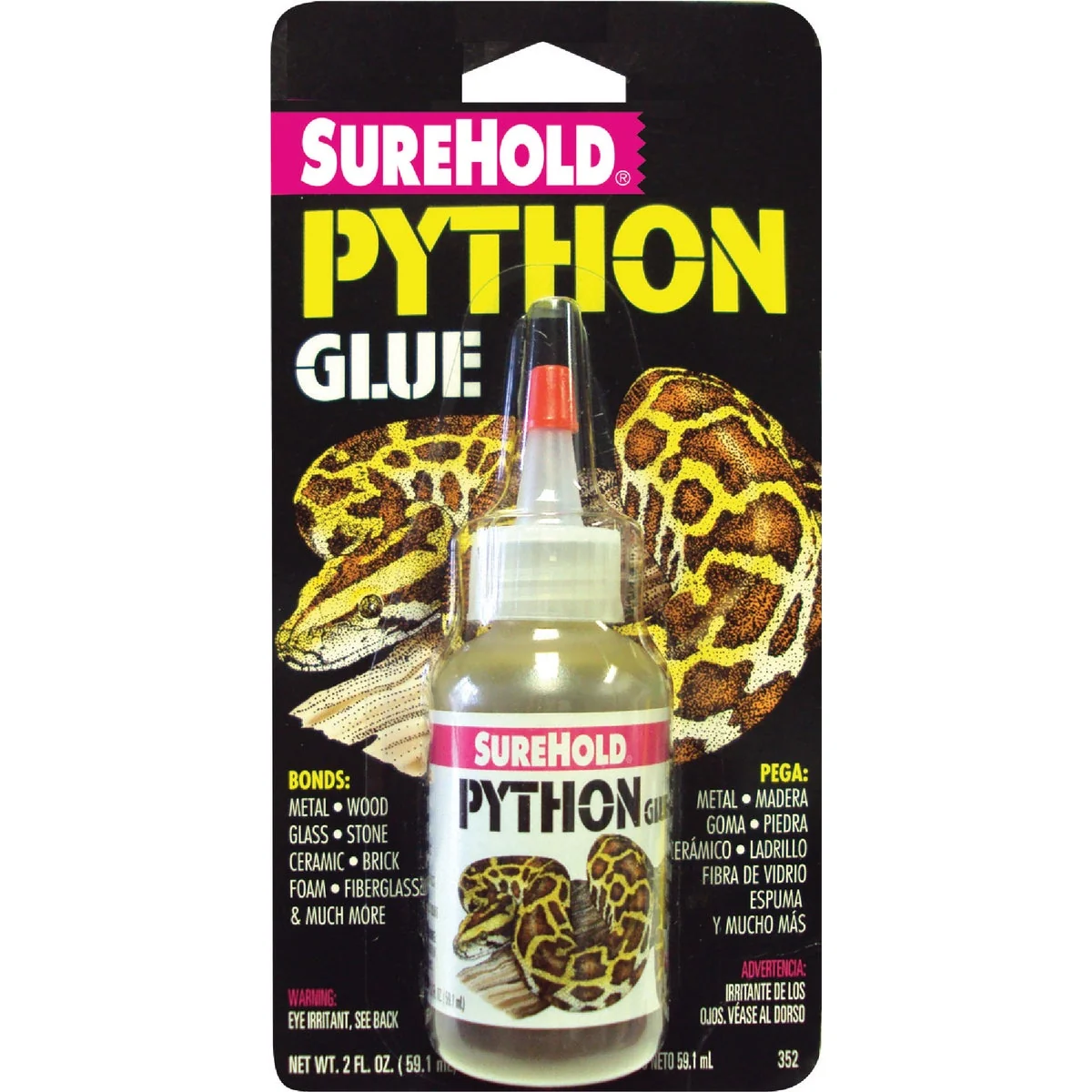 Elegant SureHold Python Glue 2 Oz. Polyurethane Glue Dependable