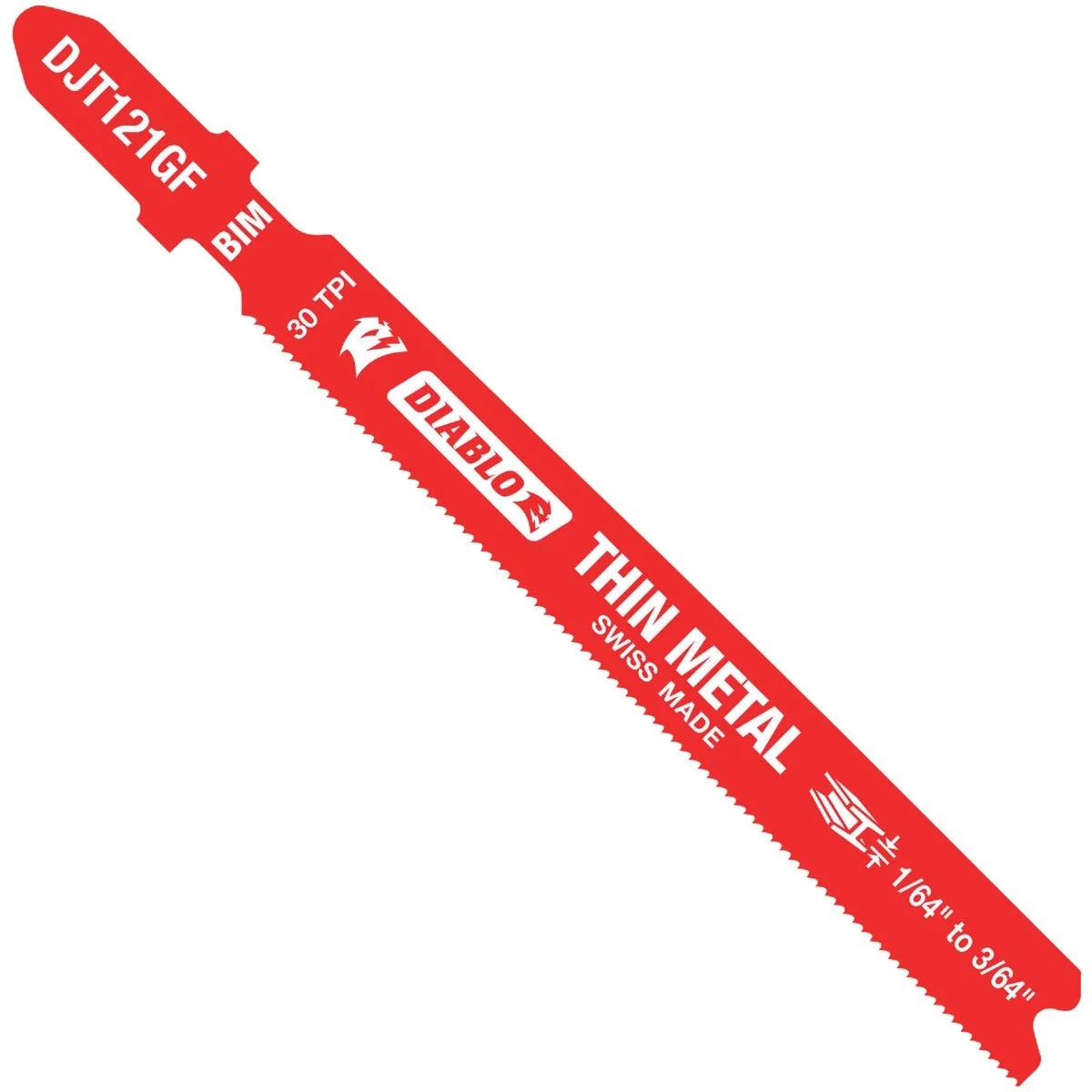 Consistent Diablo T-Shank 3-5 8 In. x 30 TPI Bi-Metal Jig Saw Blade for Thin Metal 5-Pack High-End