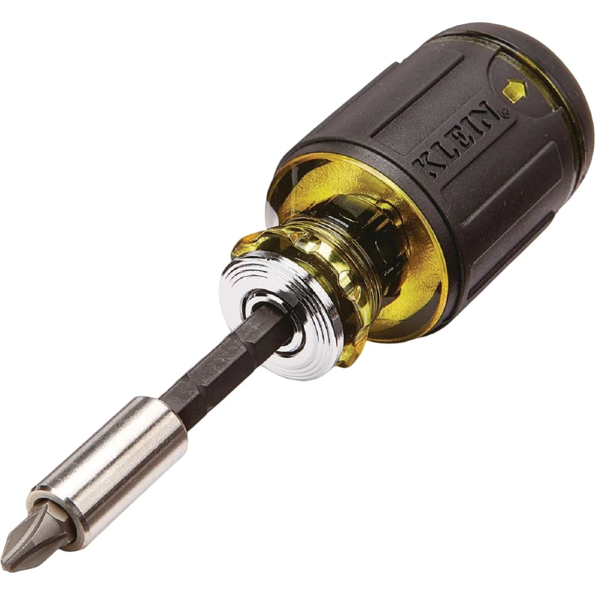 Advanced Klein 8-in-1 Stubby Adjustable Length Multi-Bit Screwdriver Verified