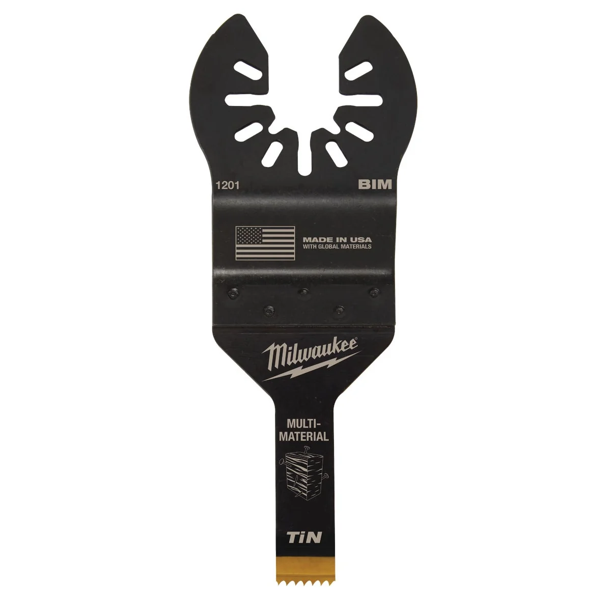 Original Design Milwaukee OPEN-LOK 3 8 In. Titanium Enhanced Bi-Metal Multi-Material Oscillating Blade Trendy