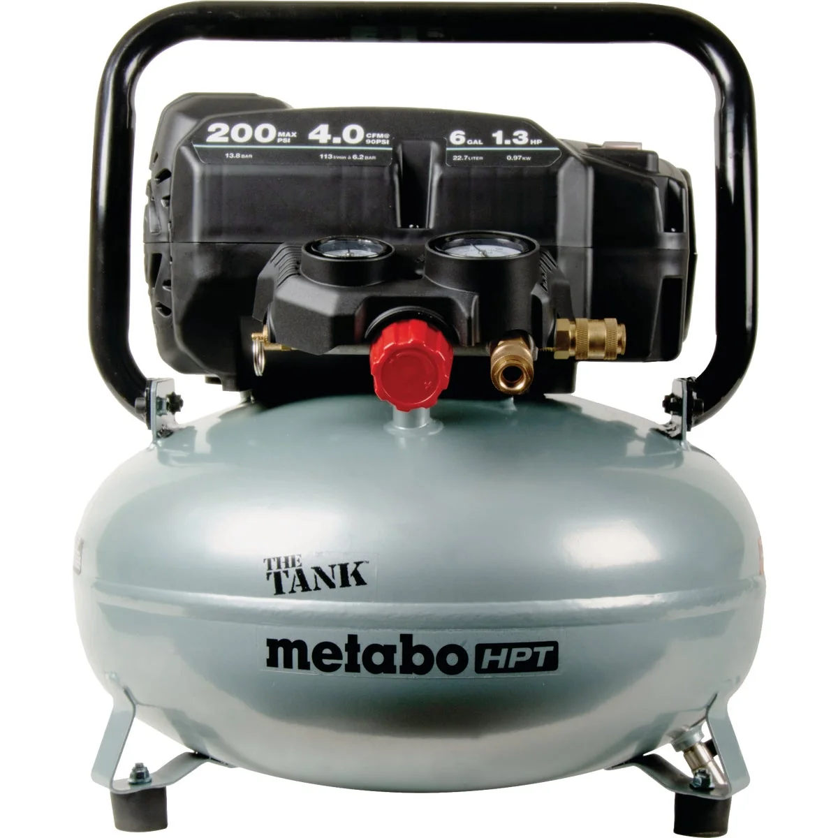 Fine Metabo HPT The Tank 6 Gal. 200 psi Pancake Air Compressor Optimized