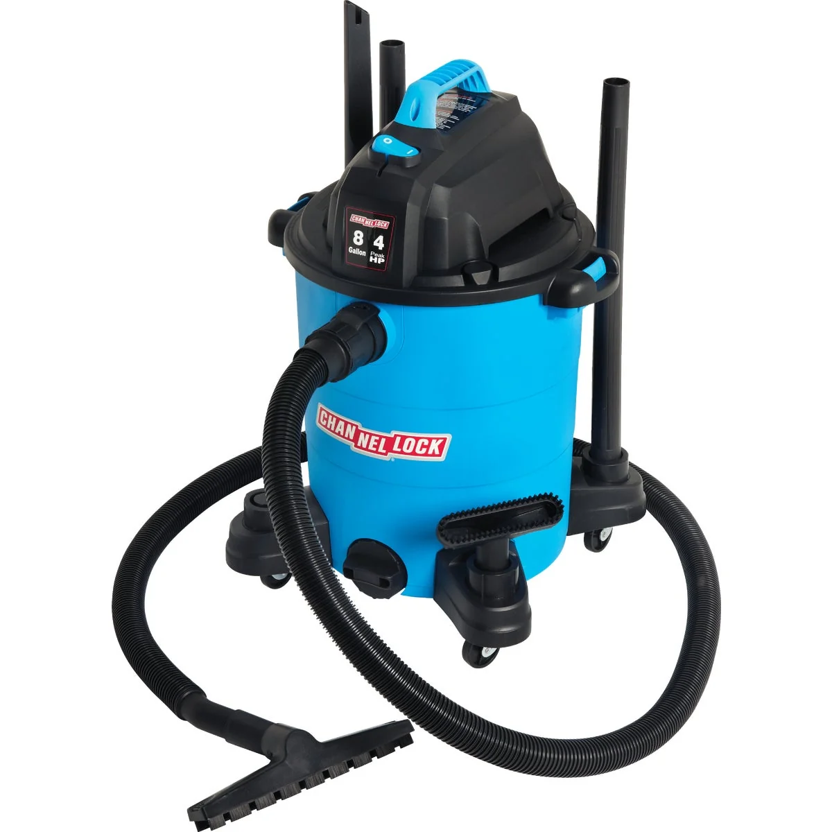 Easy-to-Use Channellock 8 Gal. 4.0-Peak HP Wet Dry Vacuum Selected
