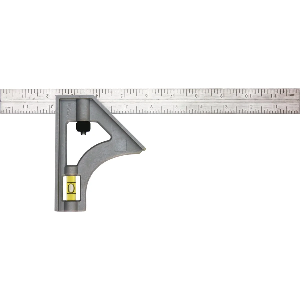 Premium Material Johnson Level 12 In. English Structo-Cast Combination Square Superior