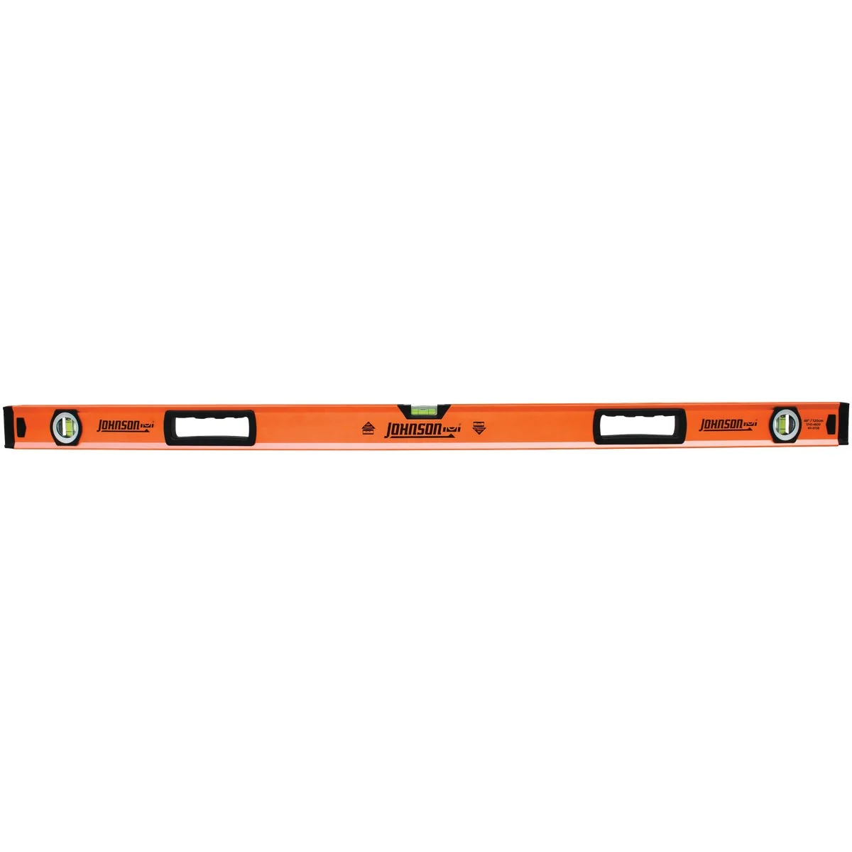 Solid Johnson Level 48 In. Aluminum Box Level Smooth