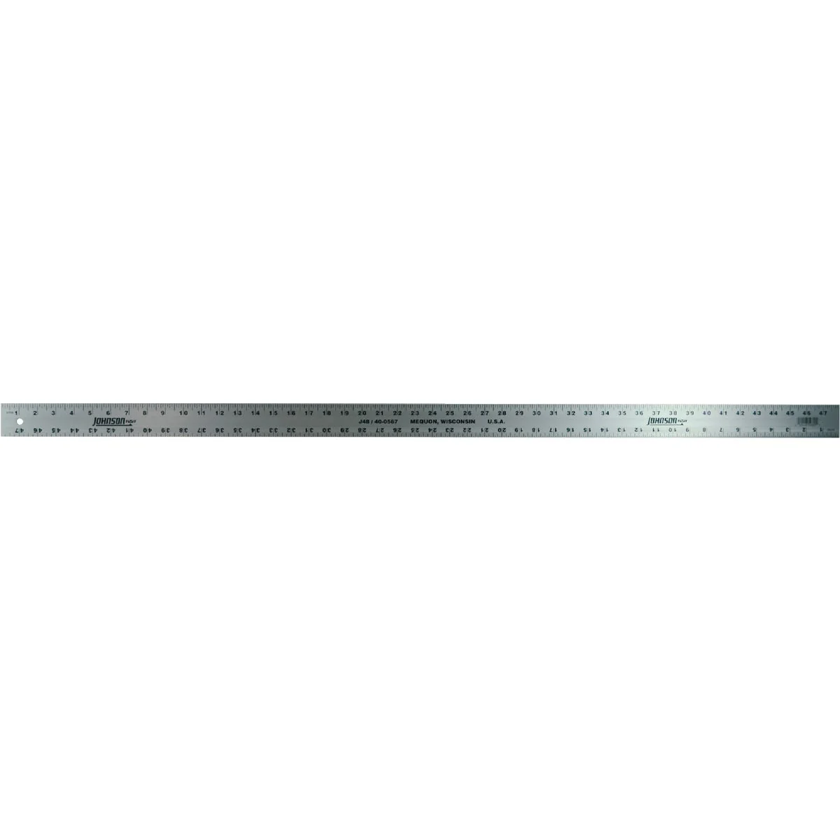 Responsible Johnson Level 48 In. Heavy-Duty Aluminum Straight Edge Ruler Quality