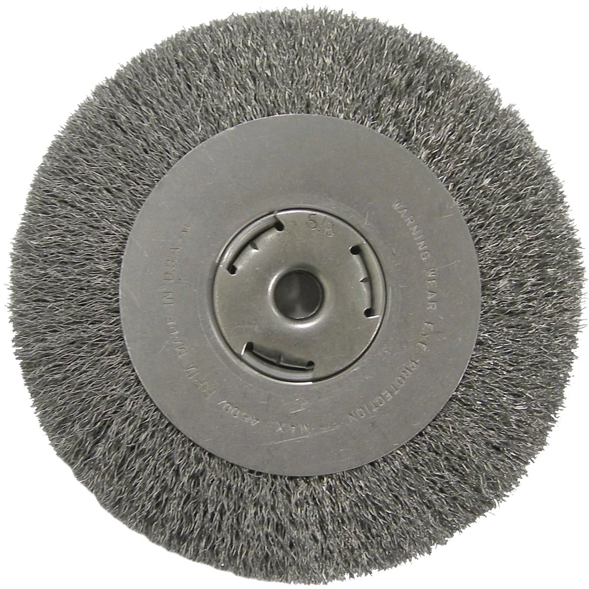 Exclusive Weiler Vortec 8 In. Crimped Bench Grinder Wire Wheel Soft