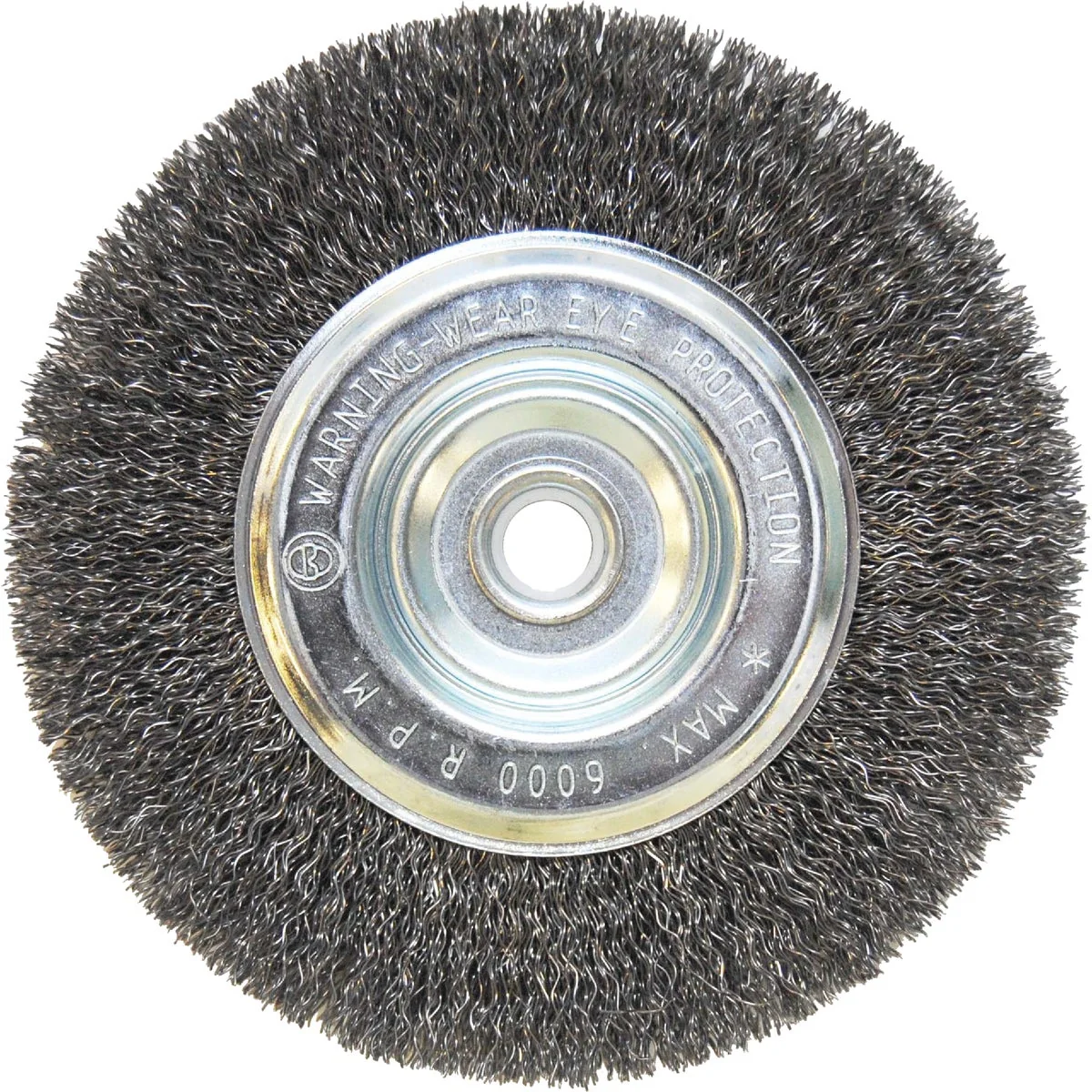 Versatile Weiler Vortec 6 In. Crimped Coarse Bench Grinder Wire Wheel Lightweight