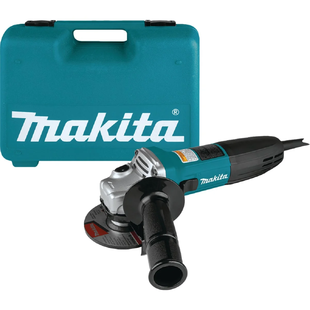 Official Makita 4 In. 6-Amp Angle Grinder Kit Traditional