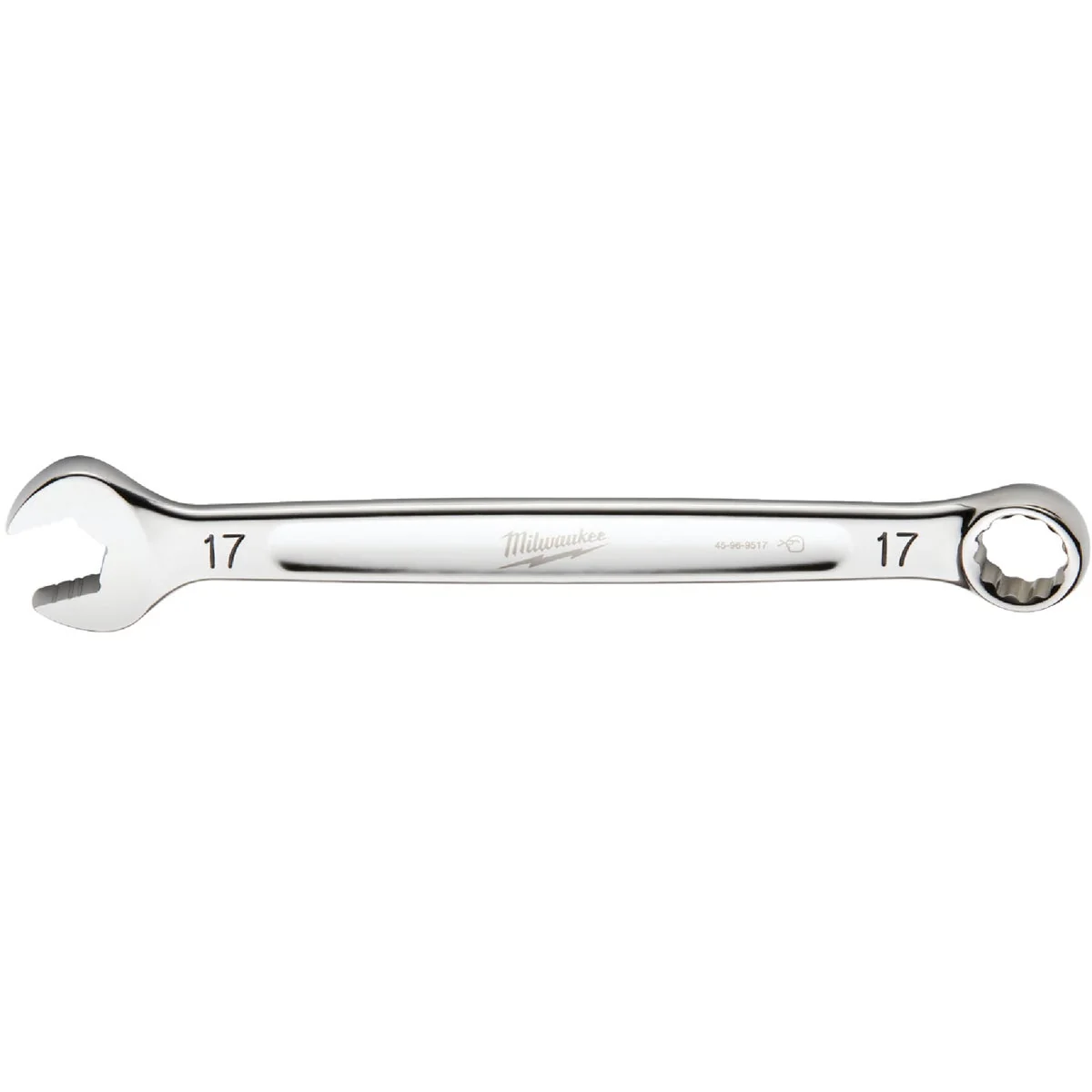 Fine Crafted Milwaukee Metric 17 mm 12-Point Combination Wrench Secure