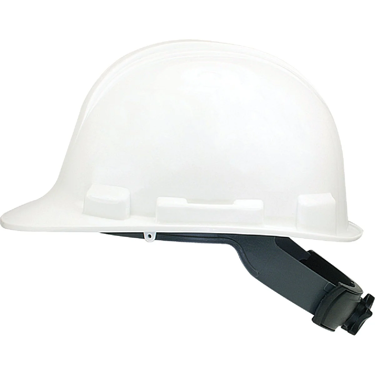 Natural Safety Works White Cap Style Wheel Ratchet Hard Hat Fine