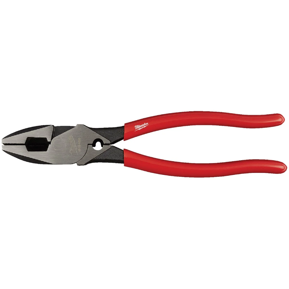 Clean Milwaukee 9 In. Comfort Grip High Leverage Linesman Pliers with Crimper Enhanced