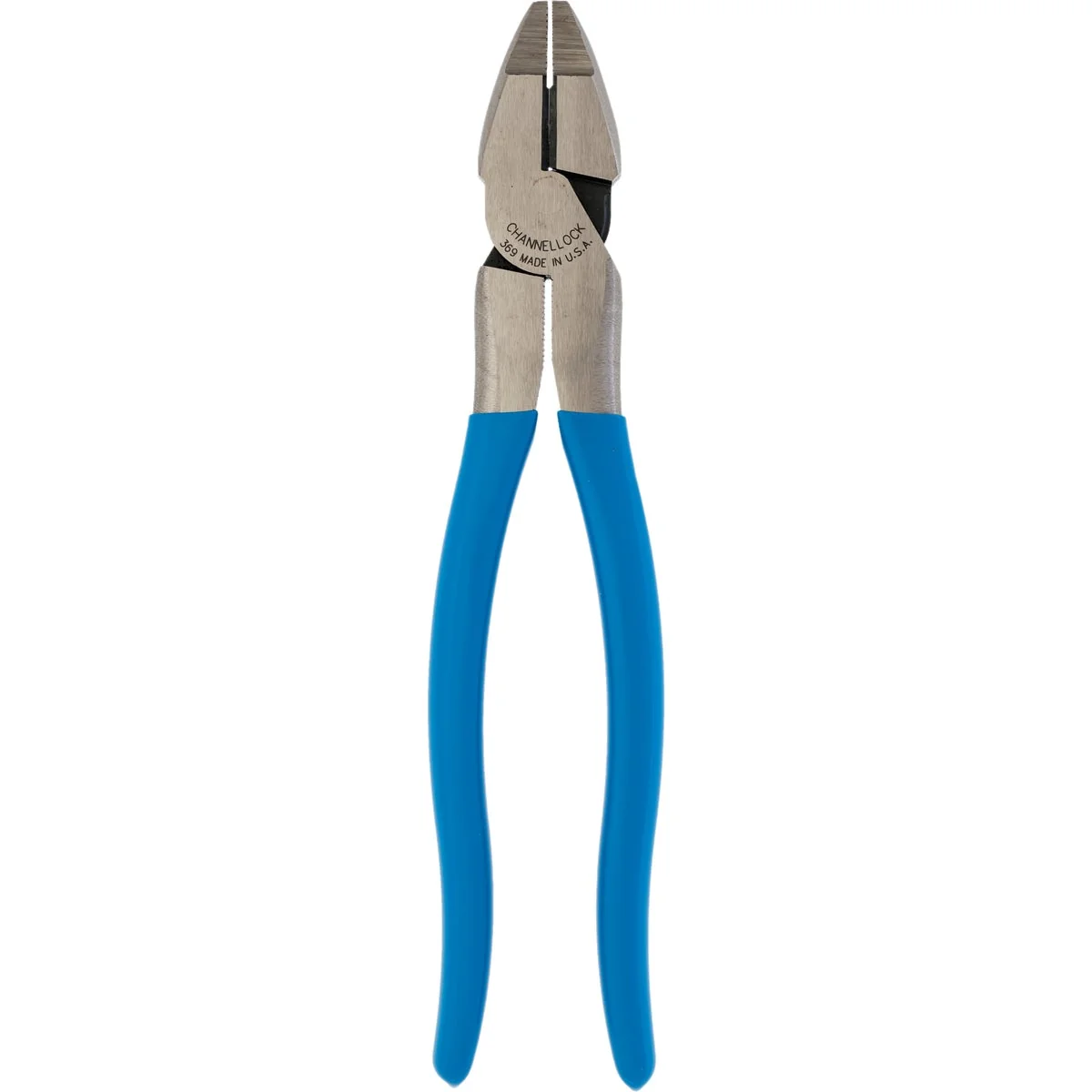 Certified Channellock XLT 9-1 2 In. High Carbon Steel Round Nose Linesman Pliers Next-Generation