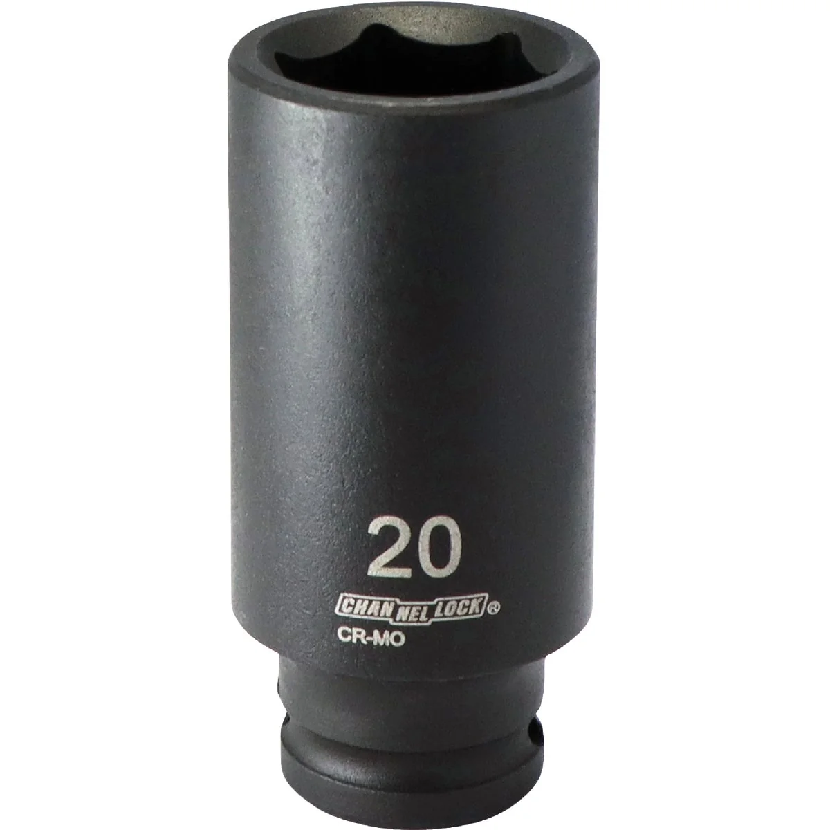 Quality Channellock 3 8 In. Drive 20 mm 6-Point Deep Metric Impact Socket Natural