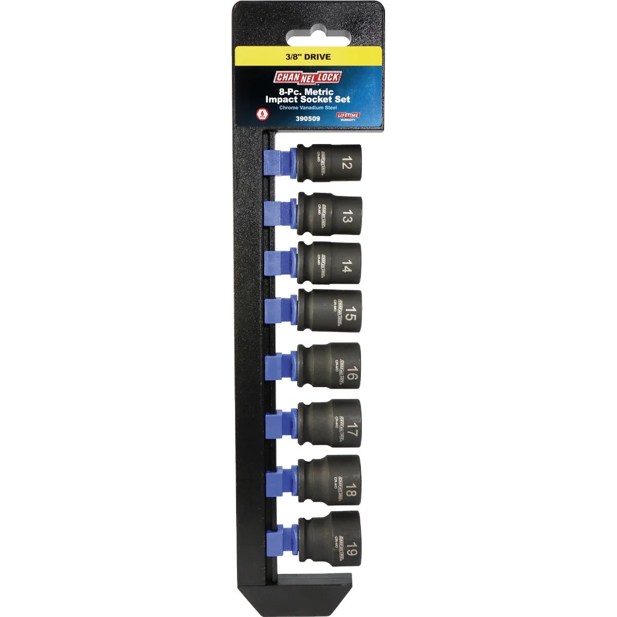 Effective Channellock Metric 3 8 In. Drive 6-Point Shallow Impact Driver Set 8-Piece Trendy