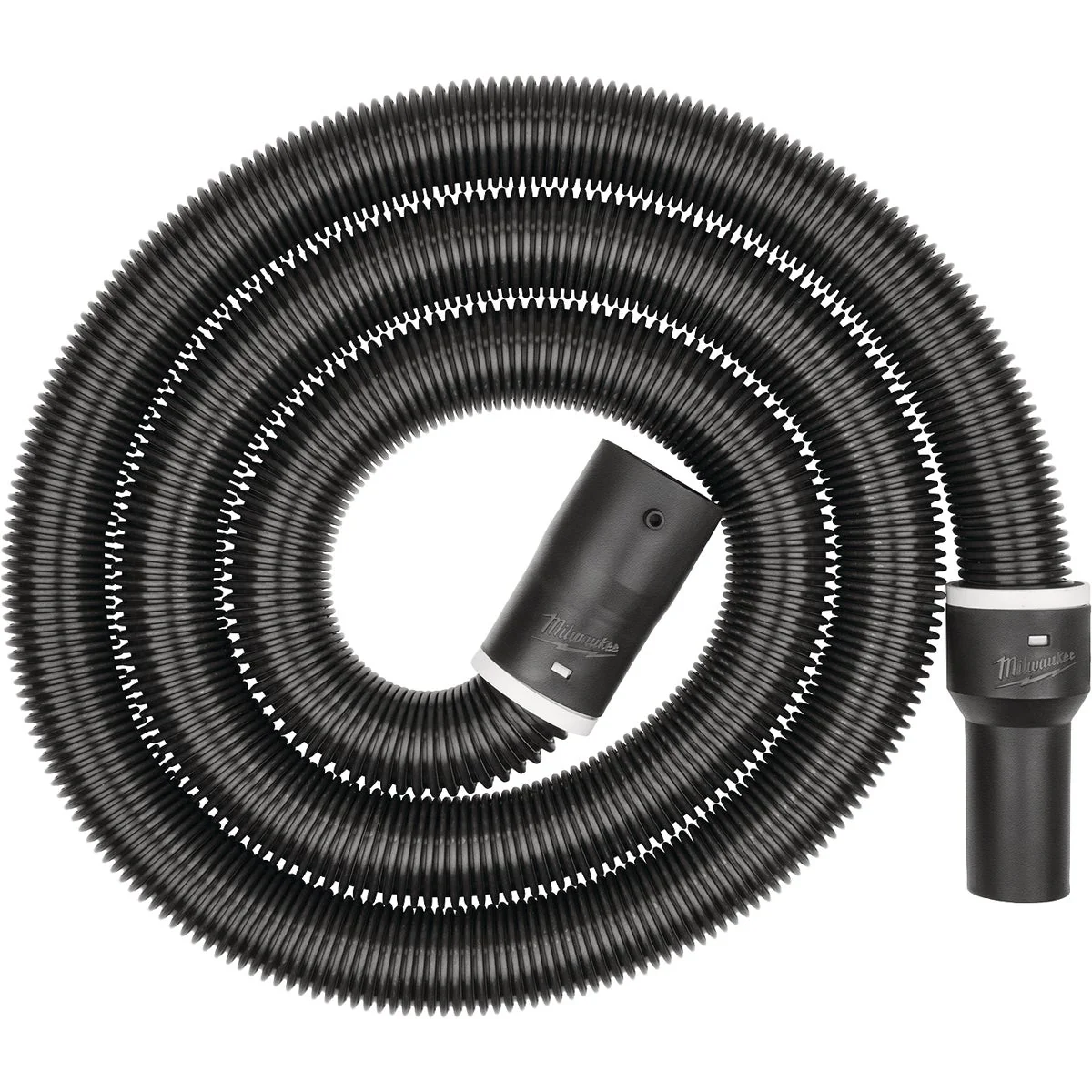 Certified Milwaukee 1-7 8 In. Dia. x 9 Ft. L. Black Rubber Vacuum Hose Green