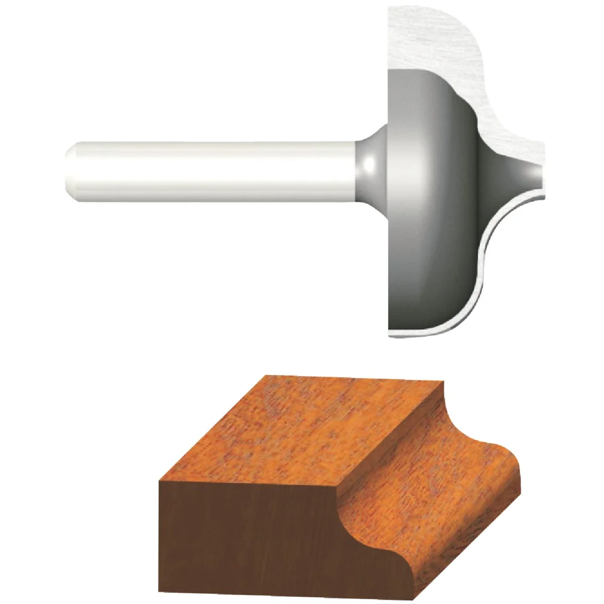 Reliable Vermont American Ogee Carbide Tip 1 4 In. Ogee Bit Trendy