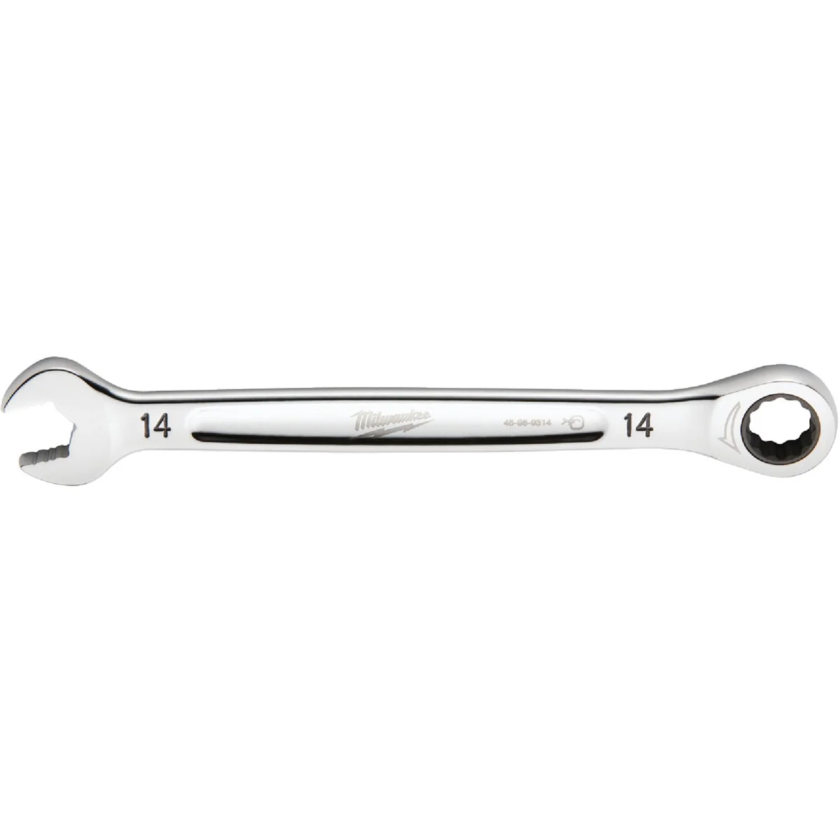 Reliable Milwaukee Metric 14 mm 12-Point Ratcheting Combination Wrench Dependable