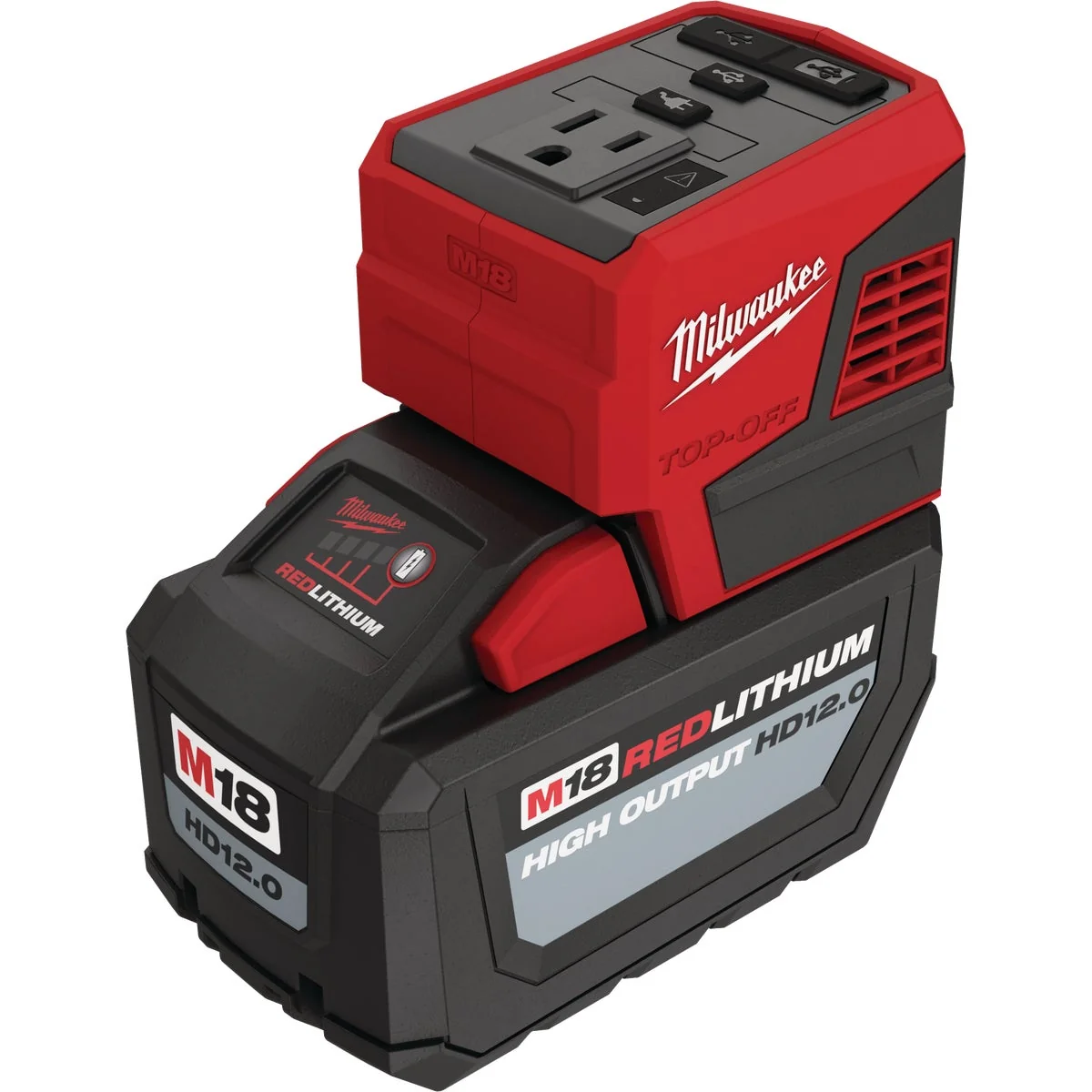 Outstanding Milwaukee M18 18 Volt Lithium-Ion TOP-OFF 175W Power Source Refined