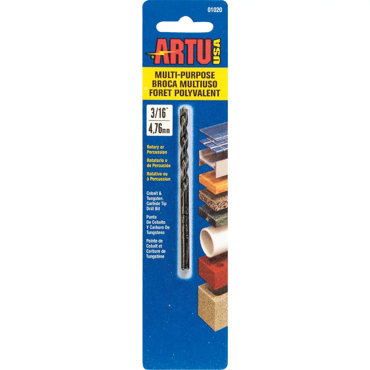 World-Class ARTU 3 16 In. Cobalt General Purpose Drill Bit Fine