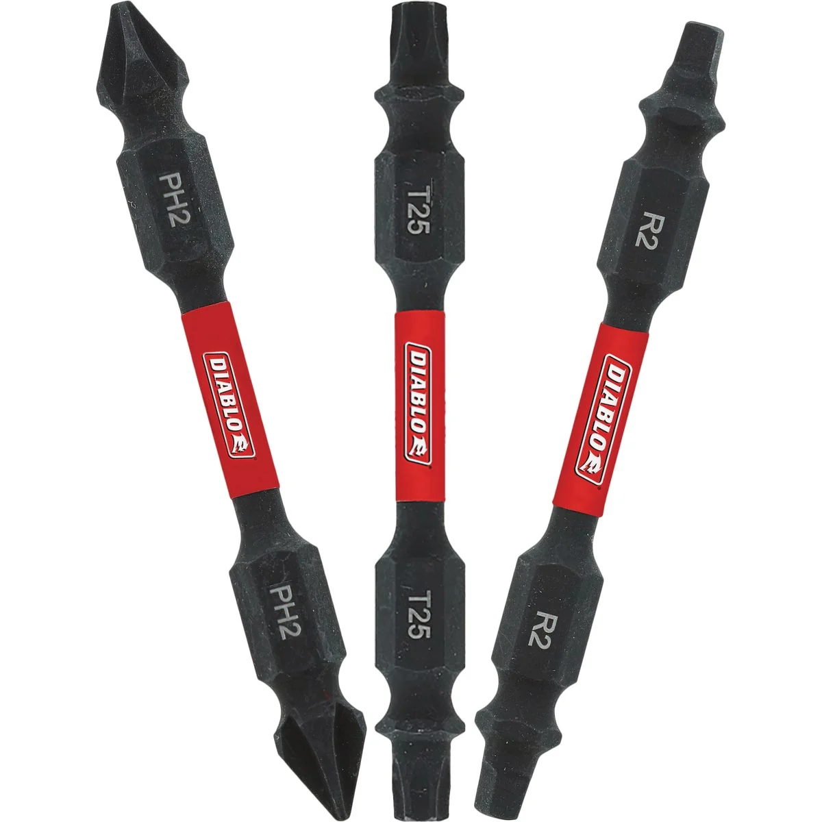 Sophisticated Diablo 3-Piece Assorted 2-1 2 In. Power Double-End Screwdriver Bit Set Top-Quality