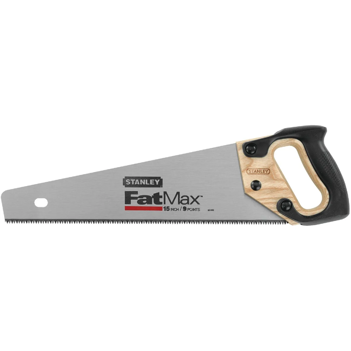 Soft Stanley FatMax 15 In. L. Blade 10 PPI Wood Rubberized Grip Handle Hand Saw Smart