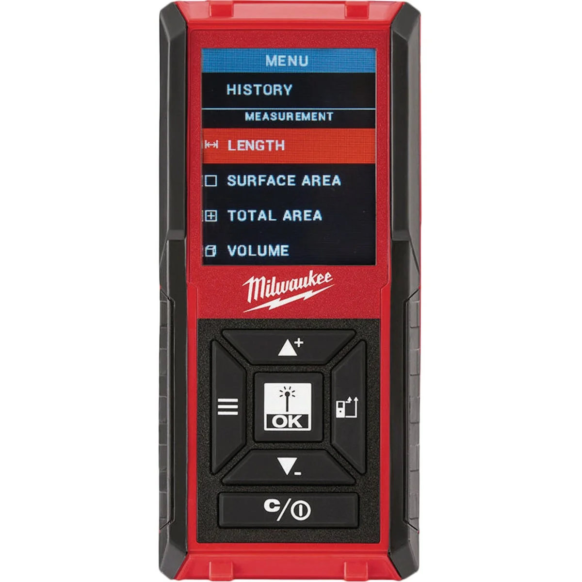 Green Milwaukee 150 Ft. Backlit Color Screen Laser Distance Measurer Expertly Made