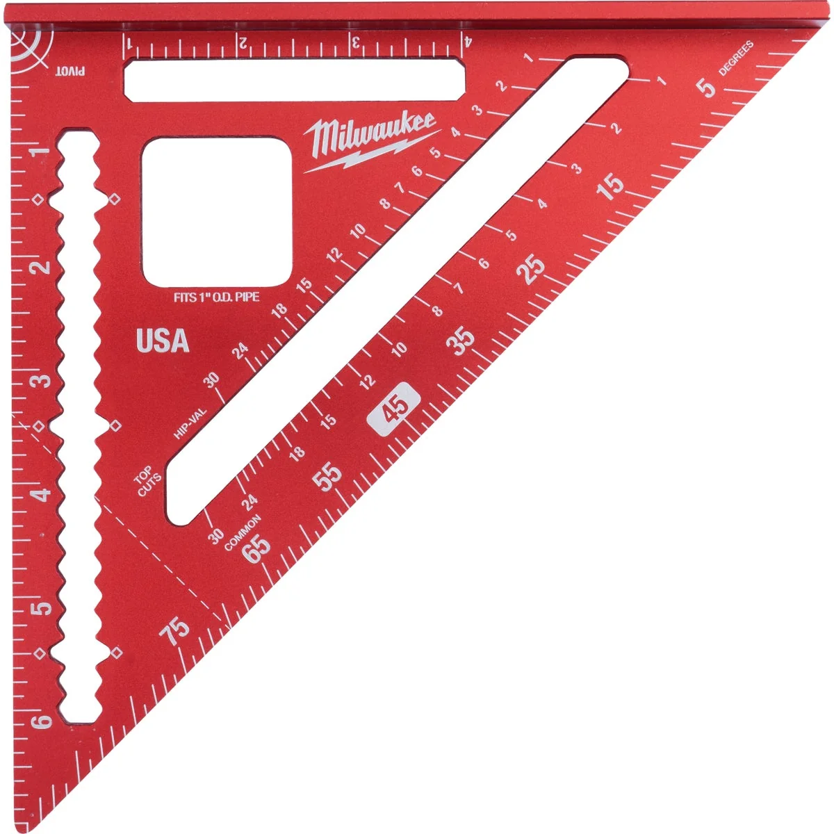 Fine Crafted Milwaukee 7 In. Magnetic Rafter Square High-Grade