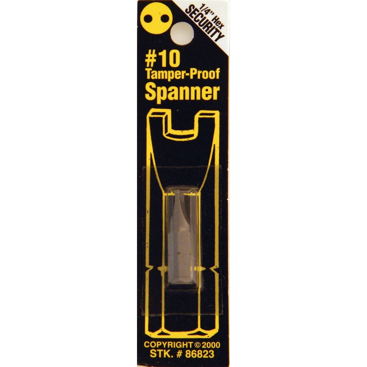 Verified Way Tools 10 Spanner Security 1 In. 1 4 In. Hex Screwdriver Bit Lightweight