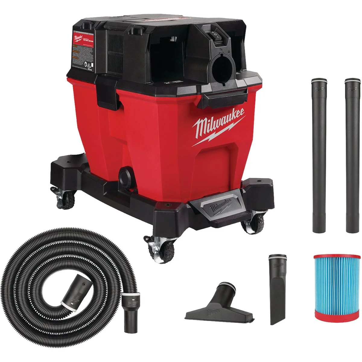 Advanced Milwaukee M18 FUEL 18 Volt 9 Gal. 4.25-Peak HP Lithium-Ion Brushless Cordless Wet Dry Vacuum Bare Tool Eco-Friendly