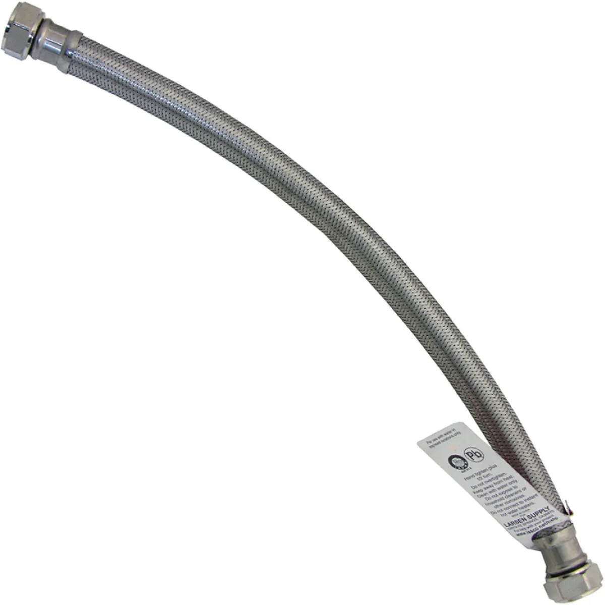 Dependable Lasco 3 4 In. FIP X 3 4 In. FIP X 24 In. L Water Heater Connector Solid