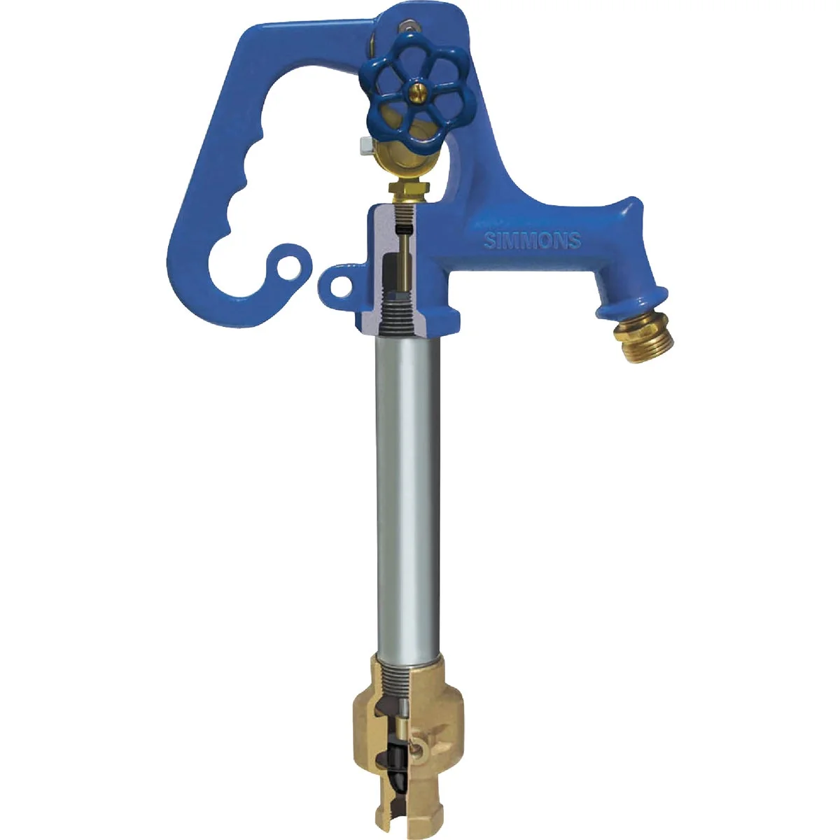 Expertly Made Simmons Domestic Lead 8 Ft. Frost-Proof Yard Hydrant for Use in California Original