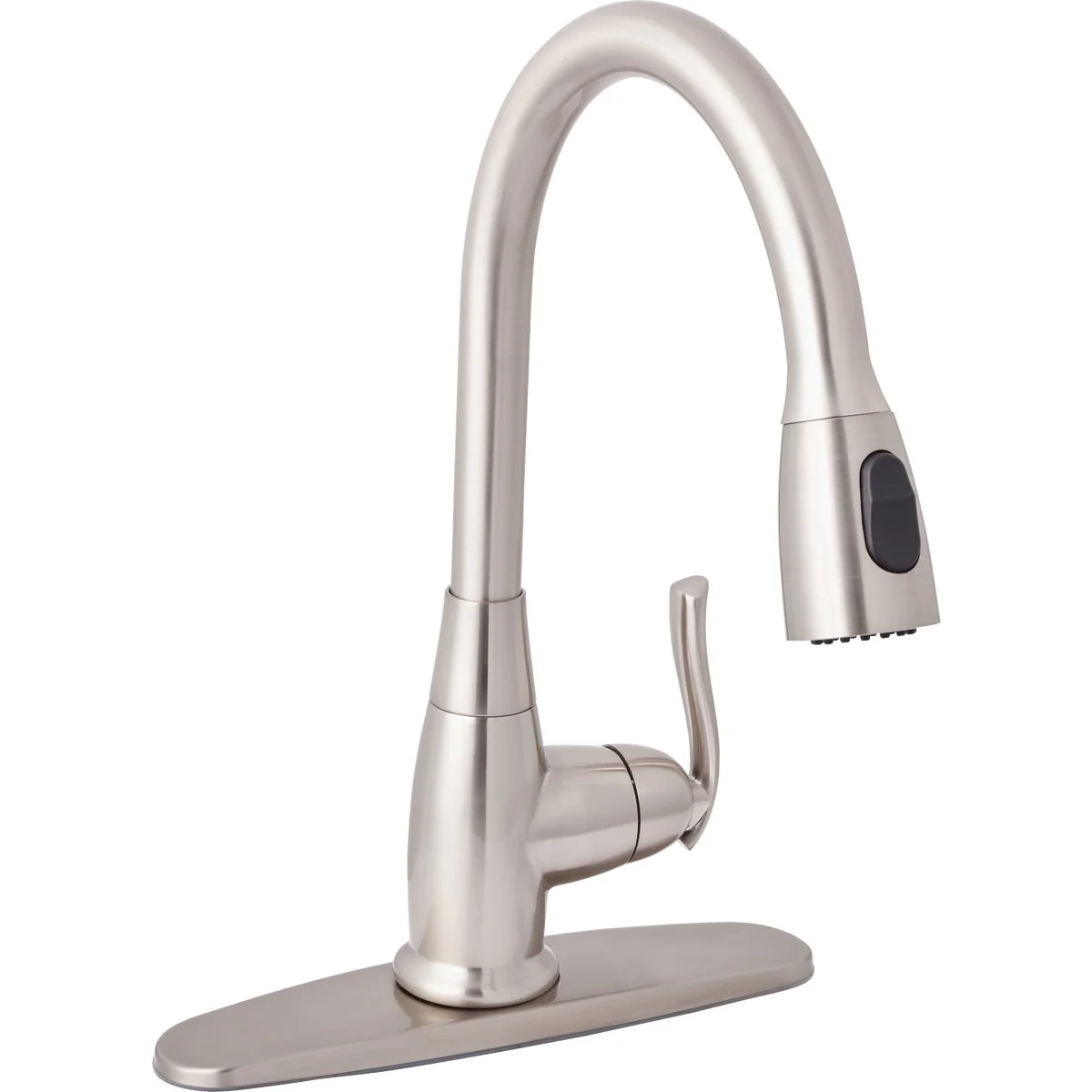 Responsible Home Impressions Single Handle Lever Pull-Down Kitchen Faucet Brushed Nickel Functional