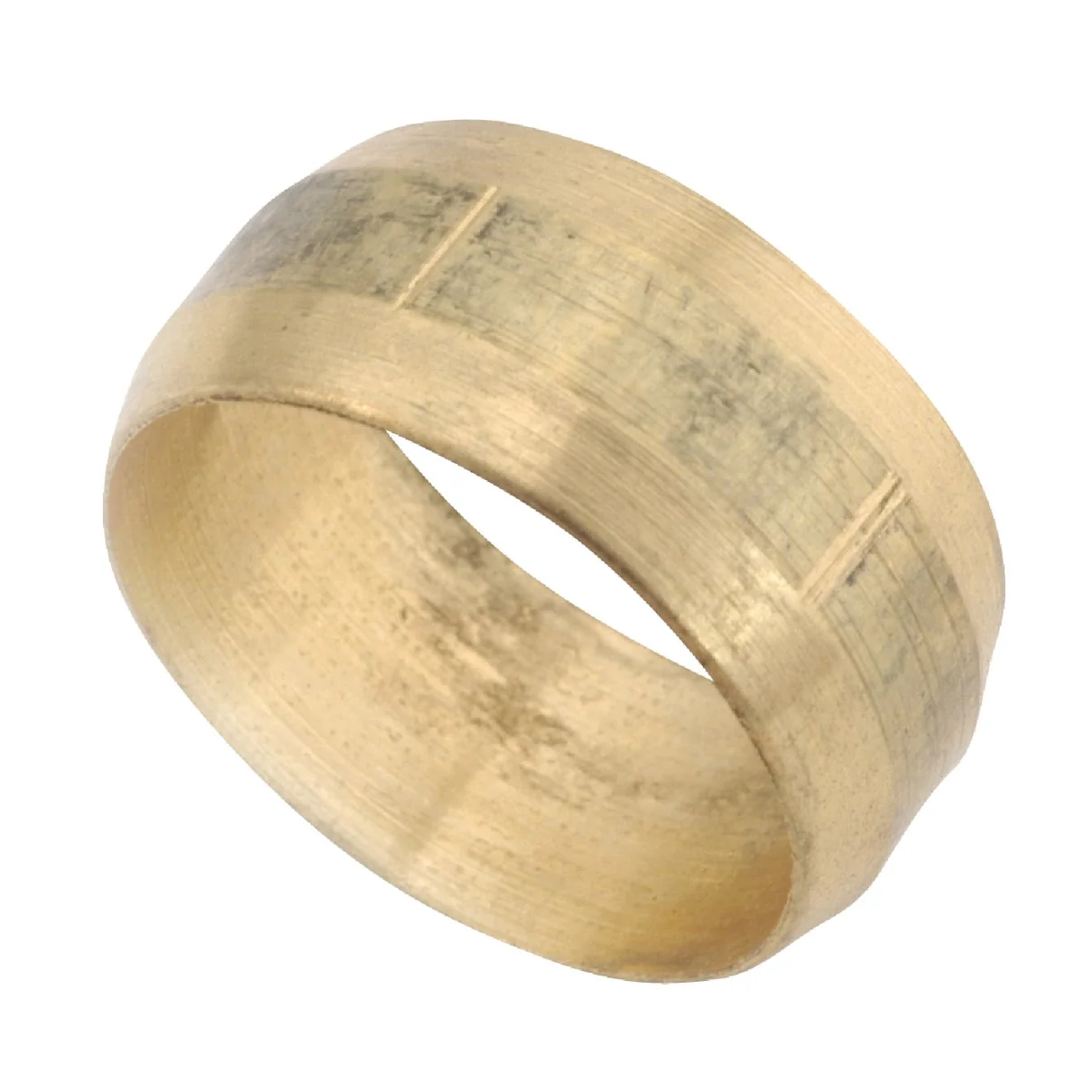 Innovative Anderson Metals 1 2 In. Low Lead Brass Compression Sleeve 50-Pack Minimalist