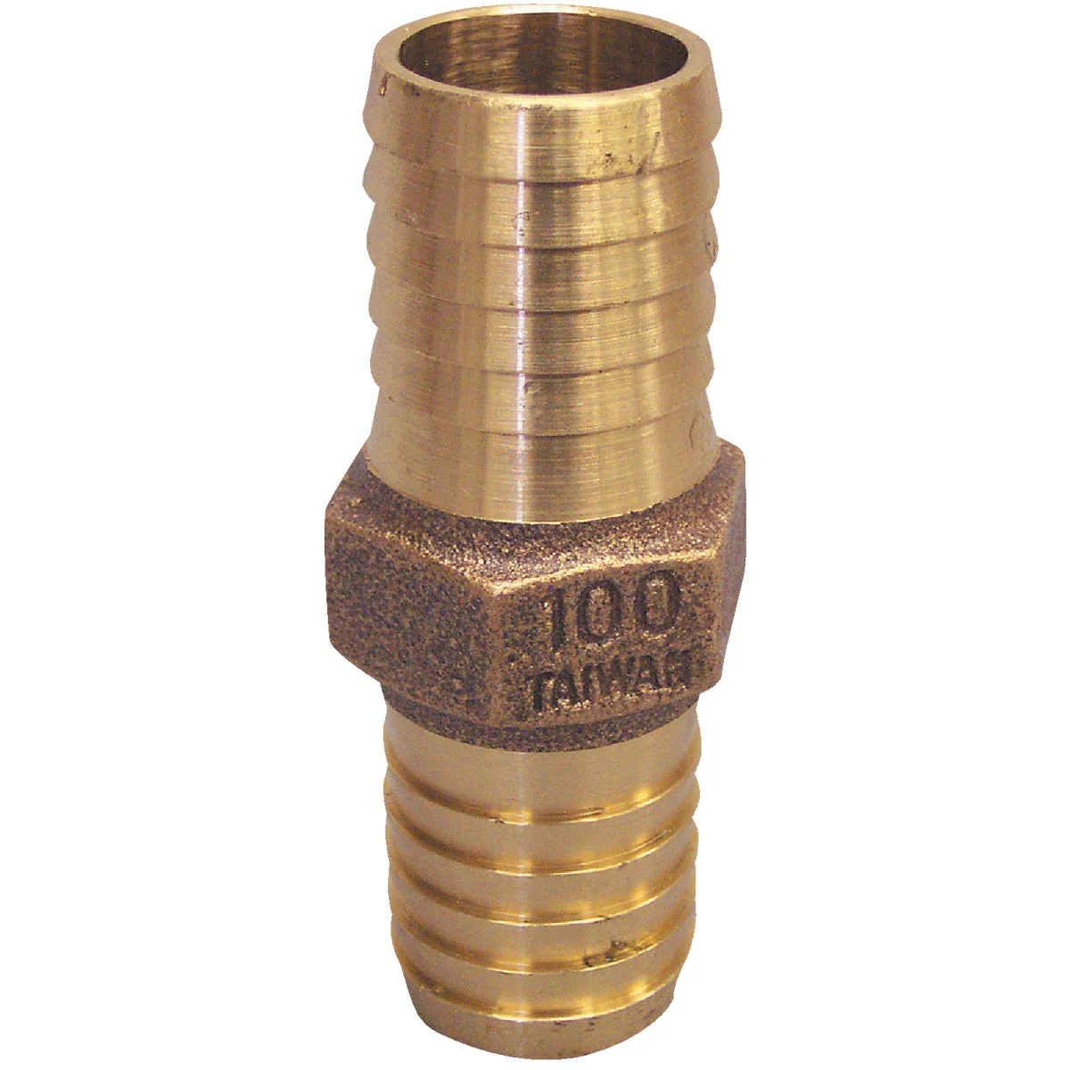 Superior Merrill 3 4 In. x 1 In. Low Lead Brass Hose Barb Insert Coupling Modern