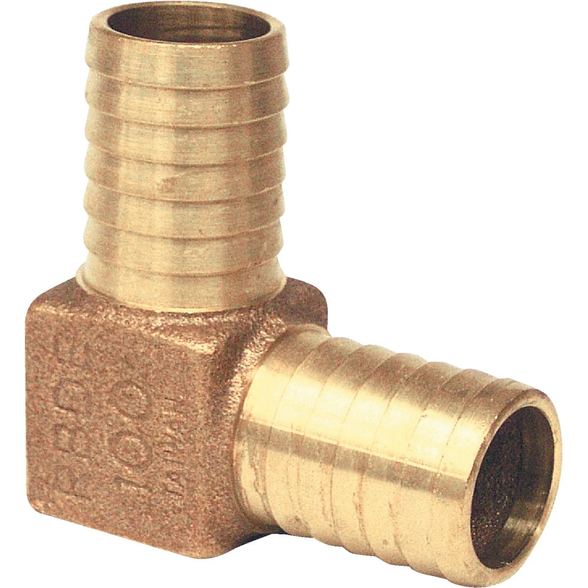 Durable Merrill 3 4 In. Insert x 3 4 In. Insert Barbed 90 Deg. Brass Elbow 1 4 Bend Convenient