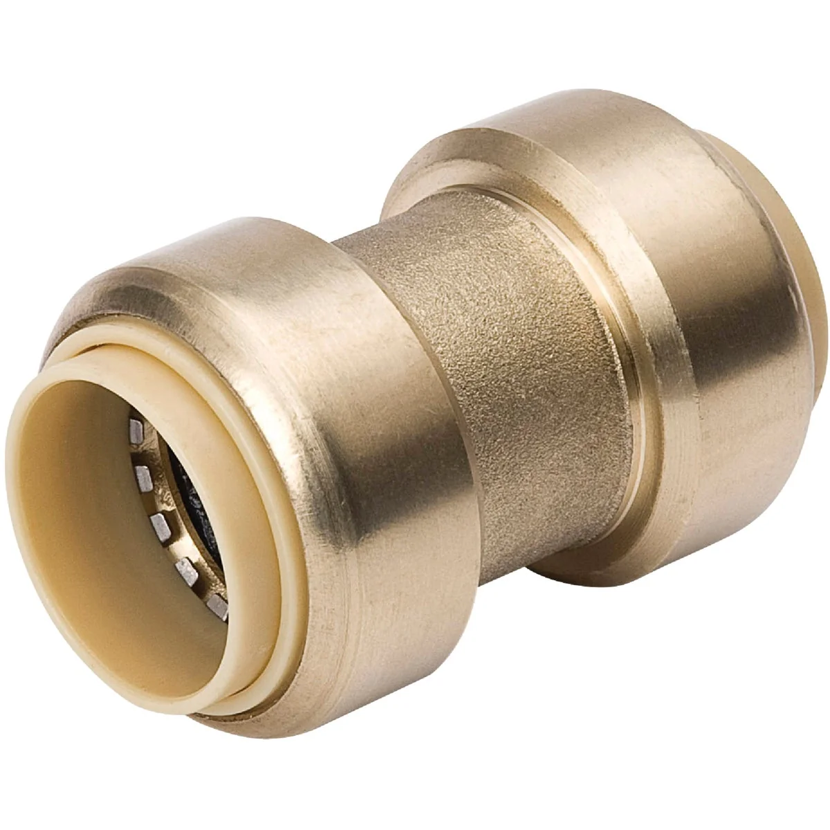 Crafted ProLine 1 2 In. x 1 2 In. Brass Push Fit Coupling Carefully Designed