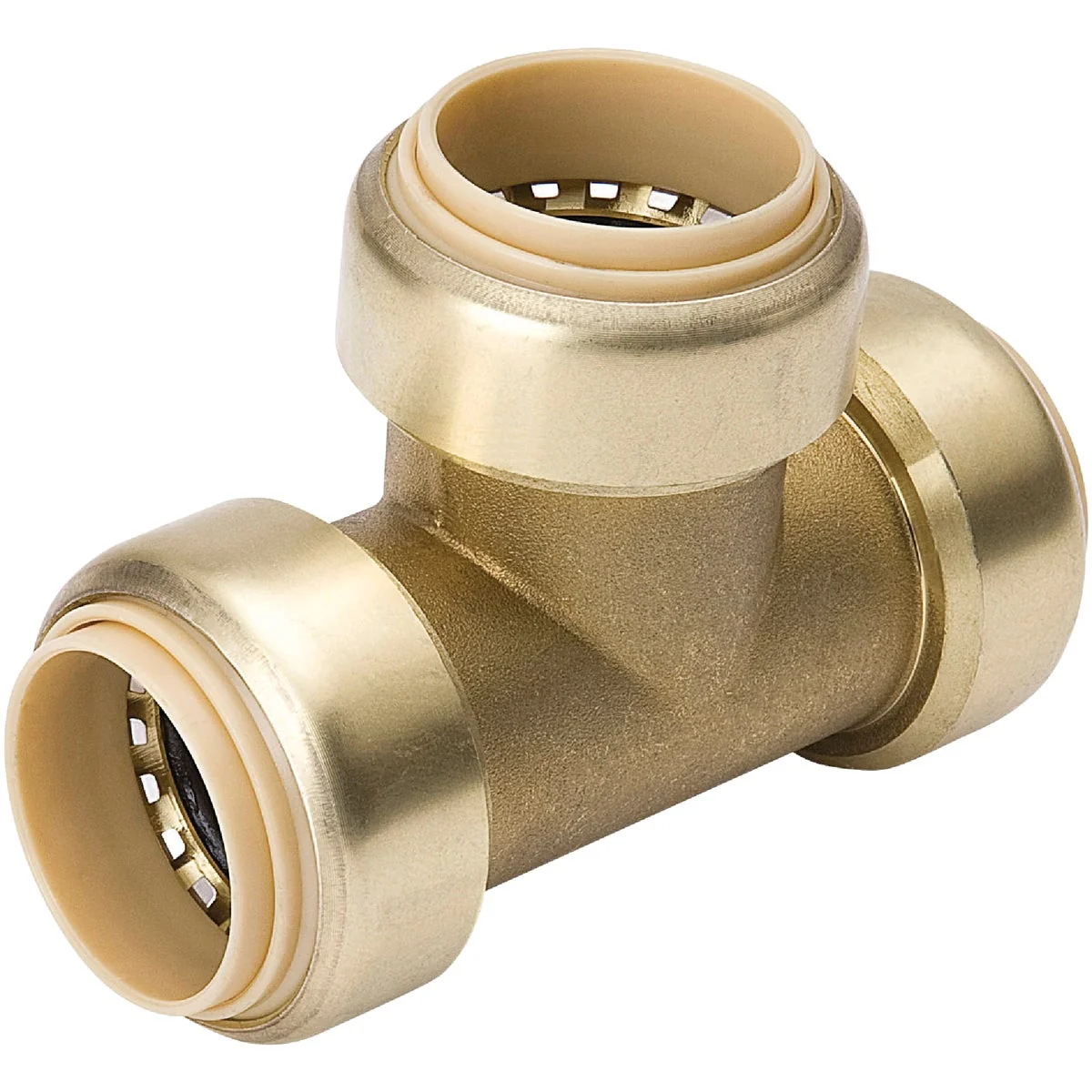 Smart ProLine 1 2 In. X 1 2 In. X 1 2 In. Brass Push Fit Tee Quality