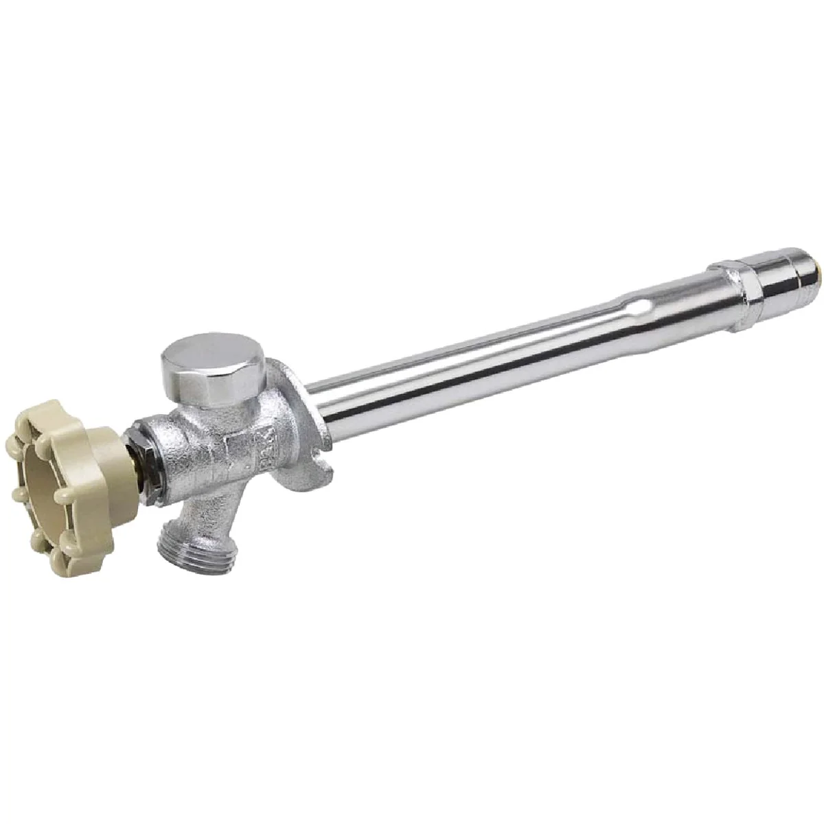 Traditional ProLine 1 2 In. Push Fit x 10 In. Multi-Turn Valve Frost Wall Hydrant User-Friendly